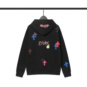 <span class=keywords><strong>Felpa</strong></span> con <span class=keywords><strong>Cappuccio</strong></span> Unisex di Alta Qualità in Cotone Primaverile con Ricami e Stampe, Stile Streetwear Europeo e Americano - Product Image 6