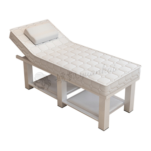 Cama de masaje no eléctrica para salón de belleza Masaje de acupuntura dedicado cama de belleza de madera maciza - Product Image 4