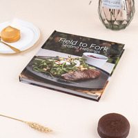 Livre de recettes alimentaires entièrement personnalisé, impression couleur, couverture rigide, best-seller