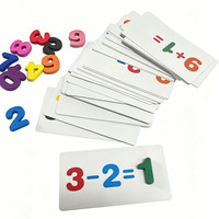 Jeux d'apprentissage des mathématiques et de l'arithmétique pour enfants en bas âge, personnalisés, imprimés sur carton, cartes à numéros, imprimante, minuteur
