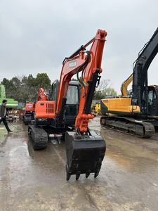 Excavatrice d'occasion Doosan DX55-9c Mini 5,5 tonnes, pelle hydraulique sur chenilles de seconde main DX60 DX75 DX140LC de haute qualité à vendre - Product Image 4