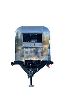 Chariot de nourriture commercial à deux roues en acier inoxydable pour hot-dogs, restauration rapide, glaces - Product Image 3