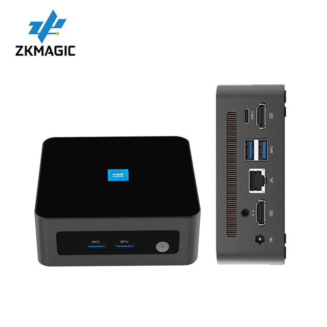 Zkmagic Micro Pc Manufacturer Alder Lake-Intel 12th Gen Mini Pc Intel Processor N100 N150 Desktop Wifi6 Windows11 Micro Computer