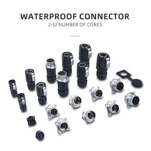 <span class=keywords><strong>SL20</strong></span>ปลั๊กเชื่อมต่อการบินตรงผสมพันธุ์ชาย/หญิงด้านหน้าติดประสานโลหะสี่เหลี่ยม2 <span class=keywords><strong>3</strong></span> 4 5 6 7 8 9 12 14pin - Product Image 4