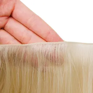 Neuer Trend neue Stile neue Verkäufe für das doppelt eingezogene Genius unsichtbare dünne Haare menschliches Haarverlängerung kein Rückhaar