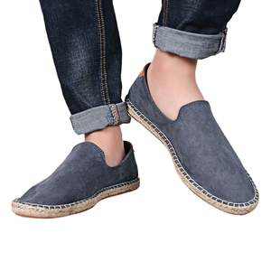 รองเท้าสลิปออนแบบสวมสบาย ระบายอากาศได้ดี ทันสมัย เหมาะสำหรับเดินเล่น สไตล์ Espadrilles สำหรับฤดูร้อน ฤดูใบไม้ร่วง ฤดูหนาว - Product Image 1