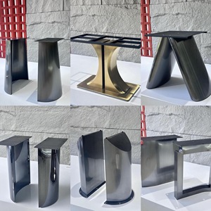 Mirror Finish Stainless Steel <b>Table</b> Legs Modern Contemporary Furniture Leg Heavy Duty Support For Living Room - Product Image 3