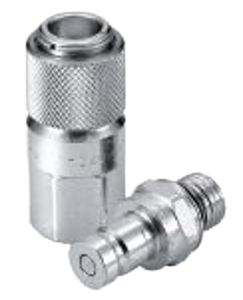 Raccord rapide hydraulique en acier inoxydable et acier au carbone de 1/2 pouce et 3/4 pouce, connecteur de tuyau à déconnexion rapide - Product Image 2