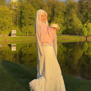Imprimé Modal Hijabs <span class=keywords><strong>Vêtements</strong></span> Femmes Ethnique Foulards & Châles Foulard En Mousseline De Soie Léger Lisse Respirant - Product Image 6