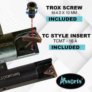 ชุดดอกกัด 8 ชิ้น รุ่น Fly Cutter Mt2 M10x1.5 Tcmt1604 ดอกกัดหน้าแบบเปลี่ยนเม็ดมีดได้ สำหรับเครื่องจักรกลซีเอ็นซี - Product Image 5