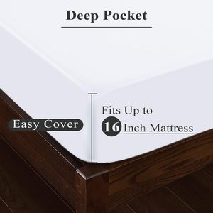 Cloudland 100% Cotton <strong>Percale</strong> Fitted Bed <strong>Sheet</strong> Custom Cotton Fitted <strong>Sheets</strong> Bed <strong>Sheet</strong> Fitted Queen Cotton - Product Image 4