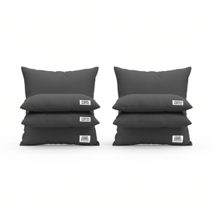 Juego de cojines para silla de exterior color antracita, 26 x 26 pulgadas, resistentes al agua, extraíbles, lavables, rectangulares, de poliéster sólido, para todas las estaciones - Product Image 1