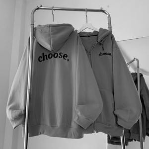 Nueva Sudadera con Capucha Extra Grande para Hombre, con Cierre, de Poliéster y Algodón Grueso, Largo Regular, Antiarrugas, Servicio OEM - Product Image 3