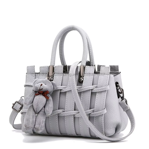 Good Quality Fashion Ladies <b>Shoulder</b> Bags Brands Trendy Designer Luxury Women's Handbags With Bear Doll - Product Image 3