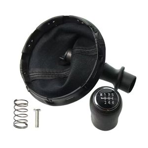Volkswagen Gear <b>Shift</b> <b>Knob</b> Leather 5 6 Speed Manual Transmission Ergonomic Design - Product Image 5
