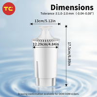 Filtre à eau de rechange pour carafes Brita Classic OB03 et Mavea 107007 35557