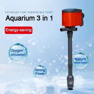 Xilong 3-in-1 multifunctionele, milieuvriendelijke, energiebesparende, ultrastille plastic dompelpomp voor meerdere tankmaten, 1 <span class=keywords><strong>aquarium</strong></span>. - Product Image 1