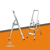 Échelle pliante en aluminium SURESTEP, capacité de charge de 150 kg, design en échelle d'ange, pour la maison, le supermarché, la salle de bain, l'entrepôt, la salle de sport, l'escalier