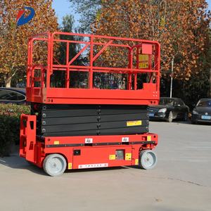 Elevador de tijera de servicio pesado CE, mesa elevadora de batería de litio, compra a granel, carro de plataforma aérea propulsado hidráulico de 500/600kg - Product Image 6