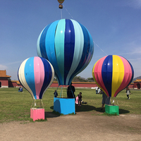 Accessoires publicitaires ballon à air chaud décoration centre commercial décoration zone scénique mise en page grande montgolfière extérieure à vendre