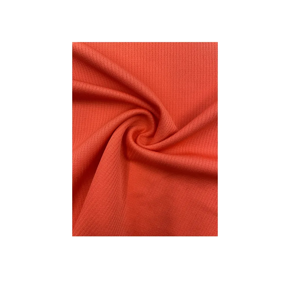 Tissu de base en polyester léger de qualité supérieure adapté aux vêtements décontractés pour polo haut de gamme