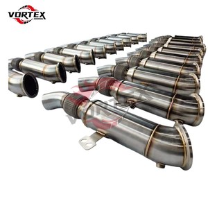 Tubo de Escape de Alto Rendimiento Vortex - Protector Térmico de Acero Inoxidable para BMW G20 G21 M340i 3.0T 2020-2025 Motor B58 - Product Image 4