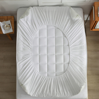 Vente en gros de surmatelas en fibre de bambou Couvre-matelas matelassé rafraîchissant Lavable Respirant Protège-matelas Plié Matelas pliant
