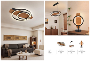 modern home pendant lamps wooden led <b>dining</b> room pendant <b>lights</b> for living room - Product Image 3