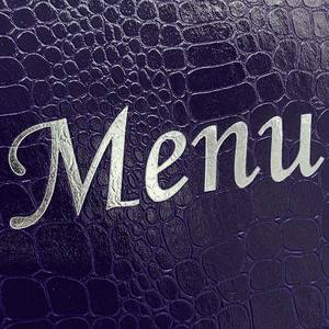 Cubierta de Menú de Cuero para Restaurante, Doble Página A4, con Cordón de Goma - Product Image 5