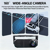 160 Chip Cerdas untuk Mobil, Radar Parkir Anti Air, Deteksi Mundur, Alarm Peringatan Dini, Kamera CCD 720P/1080P