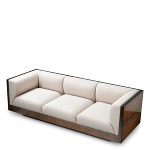 Italian Style Luxury Solid <strong>Wood</strong> <strong>Frame</strong> Fabric <strong>Sofa</strong>, High-End 3-Seater <strong>Sofa</strong> for Villa &amp; Living Room, Direct Factory Customizable - Product Image 2