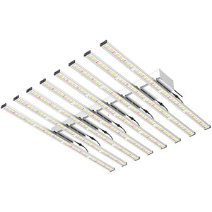 Bande lumineuse LED à spectre complet, 8 barres, corps en aluminium, IP65, pour la croissance végétative des plantes d'intérieur, AC 85-265V - Product Image 1