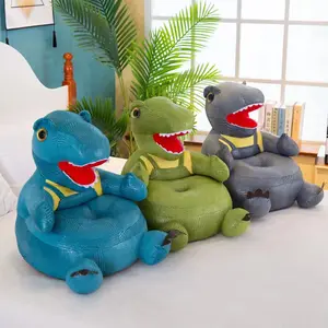 Kursi sofa kartun dinosaurus anak-anak, grosir kreatif, kursi bayi, mainan boneka, hadiah bayi