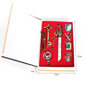 Set di Modelli da Collezione Attack on Titan: Collana, Portachiavi, Distintivo Ala <span class=keywords><strong>della</strong></span> Libertà, Allen Soldier Training Investigation - Edizione Commercio Estero, Regalo di Compleanno - Product Image 5