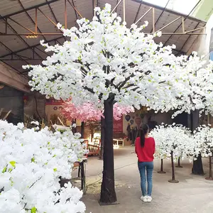 Hochzeits feiertags ereignisse Dekorativer 3M 2.5M chinesischer geführter künstlicher weißer Blatt ahornbaum im Freien