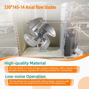 ใบพัดพัดลมสแตนเลสไฟฟ้าสำหรับเครื่องปรับอากาศ, 530*145-14-4สำหรับใช้ในอุตสาหกรรมและในบ้าน - Product Image 3