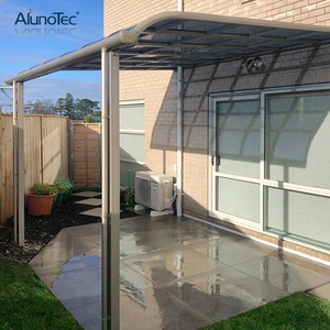 Toiture en polycarbonate, couverture <span class=keywords><strong>de</strong></span> patio, <span class=keywords><strong>auvent</strong></span> en aluminium pour <span class=keywords><strong>balcon</strong></span> extérieur - Product Image 4