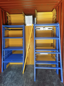 <span class=keywords><strong>Échafaudage</strong></span> <span class=keywords><strong>roulant</strong></span> <span class=keywords><strong>intérieur</strong></span> en H, galvanisé en usine, conception personnalisée - Product Image 2