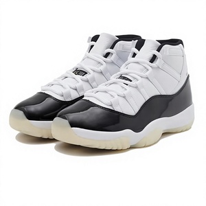 Chaussures de basketball AJ11 Cool Grey fabriquées à Putian, en cuir véritable, respirantes et légères, édition 11e, Big Demon - Product Image 1