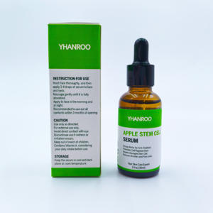 ओम सेब स्टेम सेल के साथ ओम फेस सीरम और झुर्रियों की मरम्मत त्वचा देखभाल के लिए हाइलूरोनिक एसिड बी 5 - Product Image 2