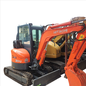 Mini-excavatrice hydraulique sur chenilles Hitachi ZX30 d'occasion du Japon à vendre - Product Image 1