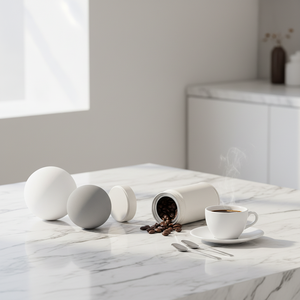 Scatola <span class=keywords><strong>di</strong></span> <span class=keywords><strong>Latta</strong></span> Bianca Piccola RTS <span class=keywords><strong>per</strong></span> Confezionamento <span class=keywords><strong>di</strong></span> Matcha, Caffè e Tè in Polvere, Ermetica con Coperchi a Vite Opachi, Scatola Rotonda in Metallo Sigillata <span class=keywords><strong>per</strong></span> Tè - Product Image 4