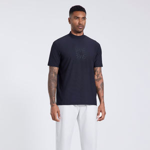 เสื้อยืด86% 14% โพลีเอสเตอร์ผ้าสแปนเด็กซ์ระบายอากาศได้ดีและสวมใส่สบายแห้งเร็วเหมาะกับผู้ชาย - Product Image 3