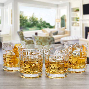 Decantador de licor de whisky de ron hecho a mano patrón clásico a cuadros cristal transparente personalizable para hoteles bares entusiastas del vino - Product Image 3