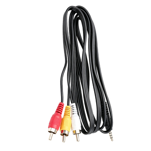 สายสัญญาณเสียงและวิดีโอ RCA 3 ขา แบบ 3.5 มม. ชุบทอง ทองแดงแท้ ป้องกันสัญญาณรบกวน สำหรับกล่องทีวี เครื่องเล่นดีวีดี มีสินค้าในสต็อก - Product Image 3