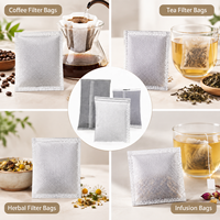 Tissu filtrant non tissé composite PET PP thermoscellable pour sachets de café, de thé et de plantes médicinales