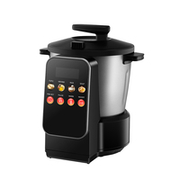 Machine à FUFU Électrique 6L 8L, Cuiseur-Mélangeur pour Manioc, Igname, Nshima, Eba, Robot Culinaire avec Panneau Tactile Numérique et Cuisson Automatique