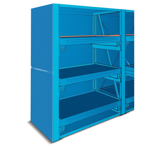 Fami System Ar Side Wall 900x1500 Mm Blue Ral5012 <b>For</b> Wall Shelves - Product Image 3