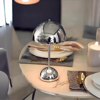Lampe de table style nordique en forme de bourgeon de fleur, lampe de chevet pour chambre à coucher, interrupteur tactile, lumière d'ambiance, décoration haut de gamme avec abat-jour en forme de champignon pour mariage