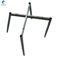Offre Spéciale de chaise de bureau de cadre de meubles en métal noir mat de 420mm